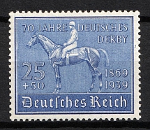 1939 25pf Third Reich, Germany (Mi. 698, Full Set, CV $100, MNH)