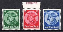 1933 Third Reich, Germany (Mi. 479 - 481, Full Set, Margin, CV $70)