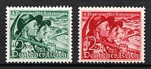 1938 Third Reich, Germany (Mi. 684 y - 685, Full Set, CV $50, MNH)