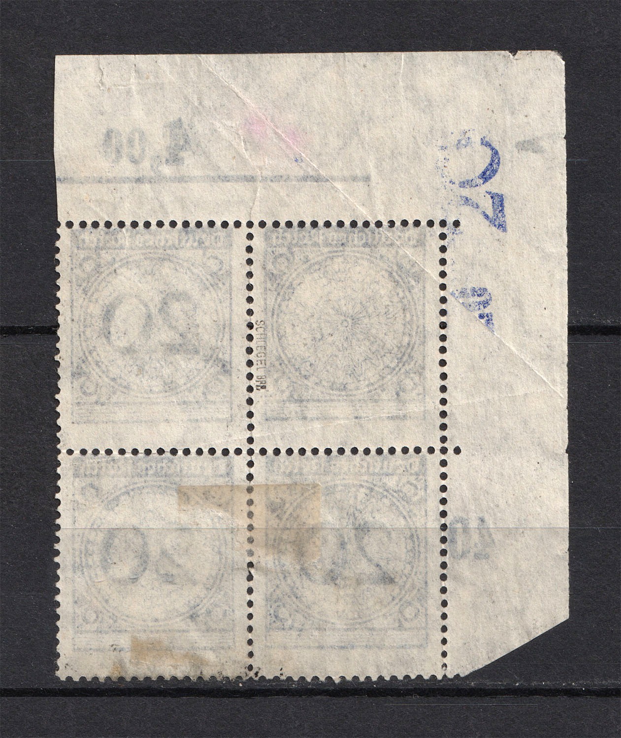 1923 20pf Third Reich, Germany (MISSED Value, Print Error, Mi. 341 I ...