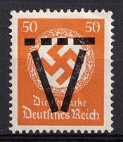 1945 50pf Saulgau (Wurttemberg), Germany Local Post (Mi. XXIV, Unofficial Issue, Signed, CV $170)