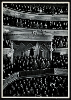 1934 Volks Day of Mourning The Celebration in the Berlin State Opera House, Propaganda Card