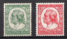 1934 Third Reich, Germany (Mi. 554 - 555, Full Set, CV $100)