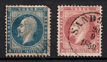 1856-57 Norway (CV $55, Canceled)