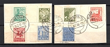 1945 Plauen, Local Mail, Soviet Russian Zone of Occupation, Germany (Full Set, CV $85, PLAUEN Postmark)