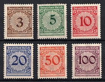 1923 Weimar Republic, Germany (Mi. 338 - 343, Full Set, CV $140, MNH)
