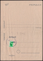 Military Mail, Germany, Lettercard (Mi. 4, Signed)