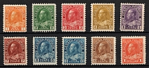 1922-31 Canada, Full Set (SG 246 - 255, CV $170, MNH)