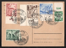 1940 (7 Apr) Third Reich, Germany, Postcard with Commemorative Blomberg Postmark