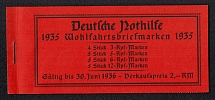 1935 Booklet with stamps of Third Reich, Germany in Excellent Condition (Mi. 41, 5 x Mi. 590, 5 x Mi. 591, 5 x Mi. 593, 4 x Mi. 588, CV $260)