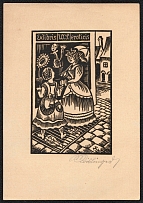 'Exlibris Eroticis', Stock of Cinderellas, Non-Postal Stamps, Labels, Advertising, Charity, Propaganda, Souvenir Sheet