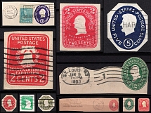 1887-1969 Stamped Envelopes and Wrappers, United States, Locals (Canceled)