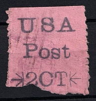 2c 'USA Post', United States, Locals (Undescribed in Catalog)