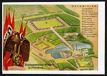 1939 Reich party rally of the NSDAP in Nuremberg. The Nuremberg Party Rally Grounds. UNISSUED, PROBE on Painting Canvas