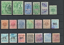 Germany, Old Rare Revenues, Stock of Stamps (Canceled)