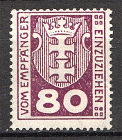 1921-22 Germany Danzig `80` (CV $130, with WZ 2X)