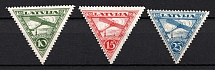1931 Latvia, Airmail (Full Set, CV $30)