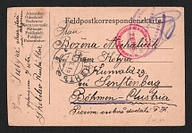 1915 (20 Jun) Russian Empire WW1 Censored postcard from Tashkent (Middle East) to Senftenberg with two censor handstamps