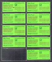 1982 Collection of West Berlin Booklets, Germany (Mi. 13 a, Varieties, High CV)