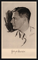 'Reich Youth Leader Baldur von Schirach', Nazi Germany, Third Reich Propaganda, Postcard, Mint