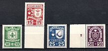 1937 Estonia (Mi. 127 - 130, Full Set, CV $50)