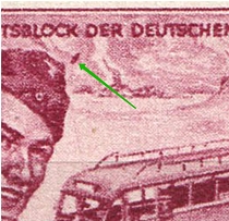 1944 12pf Third Reich, Germany (Mi. 890 III, Dot under `k`, Print Error, Pair, CV $120, MNH)