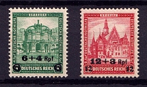 1932 Weimar Republic, Germany (Mi. 463 - 464, Full Set, CV $70, MNH)
