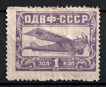 1924 1k, Society of Friends of the Air Fleet (ODVF), USSR Cinderella, Russia