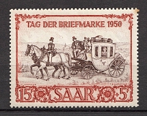 1950 Germany Saar (CV $100, Full Set, MNH)