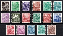 1953 German Democratic Republic, Germany (Mi. 405x - 411x, 413x - 414x, 415x Y I, 416x - 422x, CV $530)