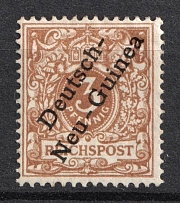 1899 3pf New Guinea, German Colonies, Germany (Mi. 1 c, CV $220)