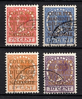 1940 Netherlands, Official Stamps (Mi. 16 - 19, Full Set, Canceled, CV $60)