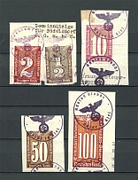 Reich Tax Report Stamps (Cancelled)