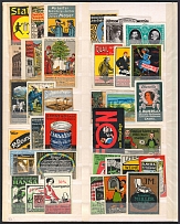 Germany, Stock of Cinderellas, Non-Postal Stamps, Labels, Advertising, Charity, Propaganda (#462)