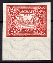 1946 16+84pf Aschaffenburg, Germany Local Post (Mi. III B x, Unofficial Issue, Signed, CV $40, MNH)