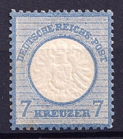 1872 7kr German Empire, Germany (Mi. 26, CV $50)