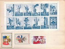 Monuments, Military, Italy, Stock of Cinderellas, Non-Postal Stamps, Labels, Advertising, Charity, Propaganda (#561B)