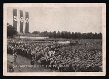 1933 'Reich Party Congress Nuremberg 1933', Propaganda Postcard, Third Reich Nazi Germany