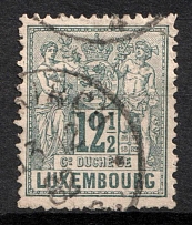 1882 12.5C Luxemburg (Mi. 50, Used, CV$40)