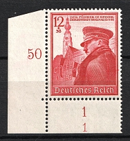 1939 Third Reich, Germany (Mi. 691, Corner Margins, Full Set, CV $10, MNH)