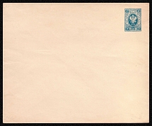 1889-90 7k Postal stationery stamped envelope, Russian Empire, Russia (SC МК #41А, 144 x 120 mm, 17th Issue)