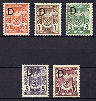 Judicial Stamps, Revenue Stamps, General Government, Germany (MNH)