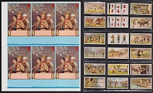 Scouts, Sheet, Scouting, Scout Movement, Collection of Cinderellas, Non-Postal Stamps