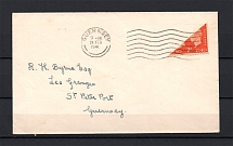 1940 Channel Islands Guernsey Cover (Bisect, CV $50)