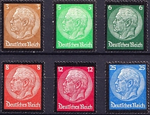 1934 Third Reich, Germany (Mi. 548 - 553, Full Set, CV $20)
