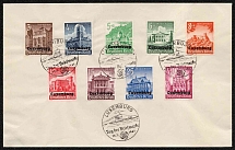 1941 Luxembourg, German Occupation, Germany, First Day Cover (Mi. 33 - 41, Full Set, CV $220, Special Cancellation)