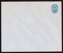1889 20k Postal Stationery Stamped Envelope, Mint, Russian Empire, Russia (SC МК #43А, 144 x 120 mm, 17th Issue)