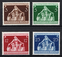 1936 Third Reich, Germany (Mi. 617-620, Full Set, CV $30, MNH)