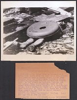 1944 Killed by German Robot Bomb in London, ACME Newspictures, United States, WWII, Stock of Cinderellas, Non-Postal Stamps, Labels, Advertising, Charity, Propaganda