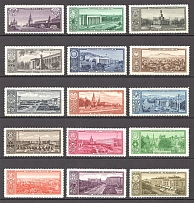 1958 USSR Capitals of Soviet Republics (Full Set, MNH)